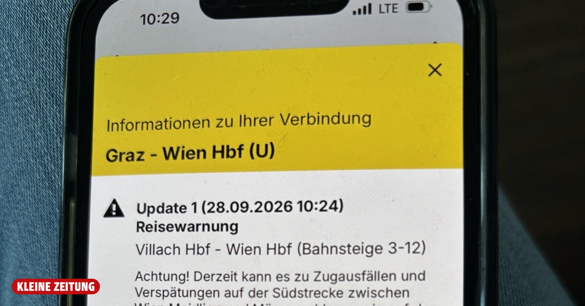 Züge zwischen Bruck und Wien stehen still