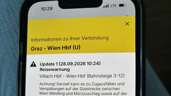 ÖBB sprach eine „Reisewarnung“ aus