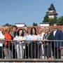 Protokollchef Michael Tiefengruber (rechts im Bild) mit seinem Team