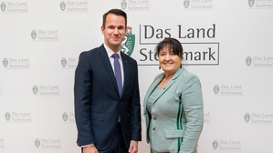 FPÖ-Landesrat Stefan Hermann und LH-Stv. Manuela Khom (ÖVP) sind für die Gemeinden zuständig