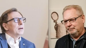 Christian Buchmann und Horst Schachner blicken nach vorn
