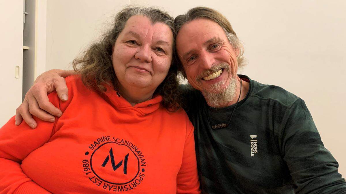 Extremsportler Rudolf Mitteregger (63) aus Mautern mit seiner Frau Dagmar