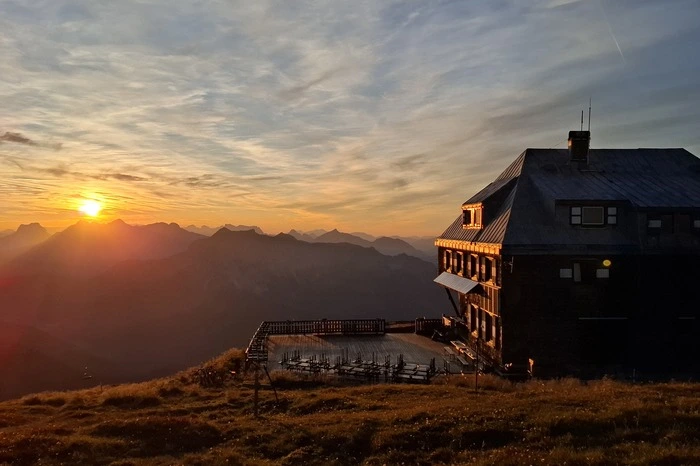 Abendstimmung bei der Reichensteinhütte