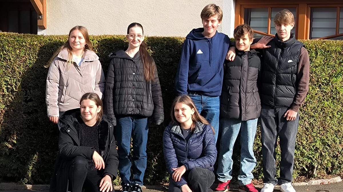 Schülerinnen und Schüler des Alten Gymnasiums in Leoben 