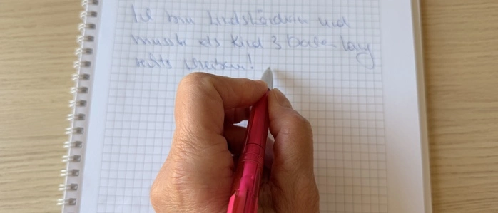 10 bis 15 Prozent der Erwachsenen wurden beim Schreiben von links auf rechts „umgeschult“
