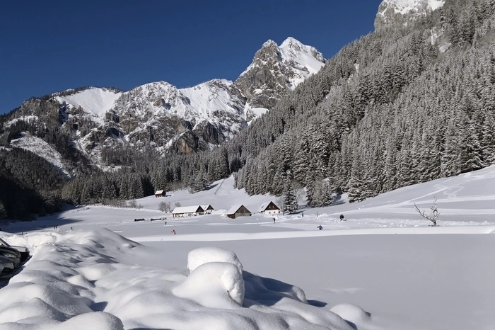 Ein herrlicher Wintertag in der Eisenerzer Ramsau