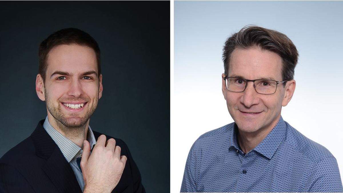 Markus Makoschitz (l.) und Thomas Thurner verstärken das Team der Montanuniversität Leoben im Bereich Elektrotechnik