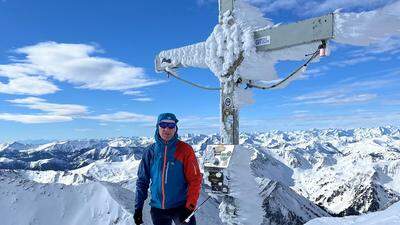 Herrliche Bedingungen bei einer Skitour auf den Bösenstein
