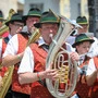 Bei Sonnenschein spielten die Musikerinnen und Musiker der 22 Kapellen im Bezirk Leoben Sonntagvormittag auf