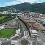 Die Straßenbaustelle der L101 im Bereich Josef Heißl-Straße/Turmgasse in Leoben wurde drei Wochen früher als geplant fertiggestellt