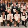 Die Geehrten der Ortsmusikkapelle Lobming