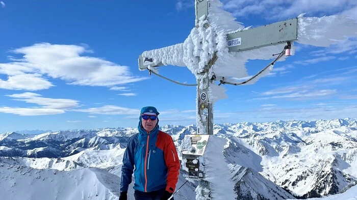 Herrliche Bedingungen bei einer Skitour auf den Bösenstein