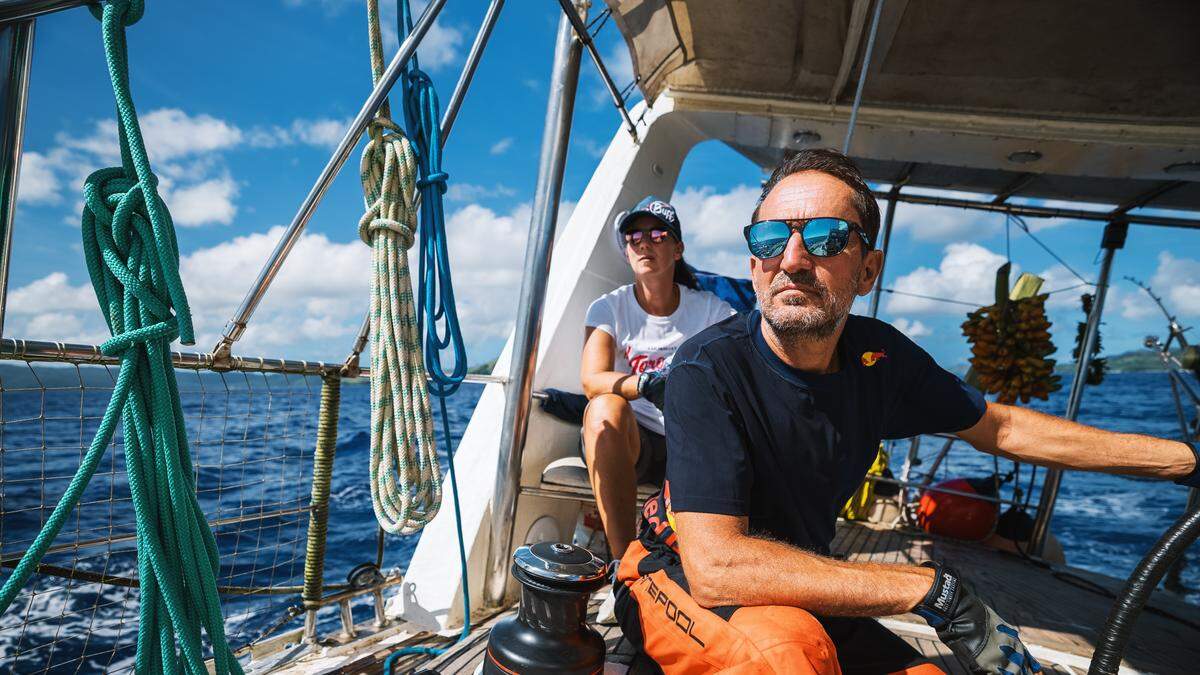 Daniela und Christian Schiester segeln seit 2016 auf den Weltmeeren gegen den Wind 