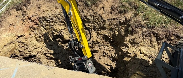 Das Leck in der Wasserleitung konnte Montagvormittag im Bereich Gai in der Stadtgemeinde Trofaiach lokalisiert werden