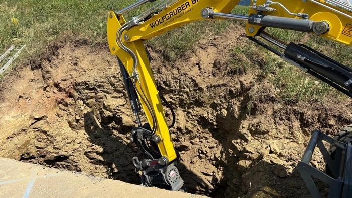 Das Leck in der Wasserleitung konnte Montagvormittag im Bereich Gai in der Stadtgemeinde Trofaiach lokalisiert werden