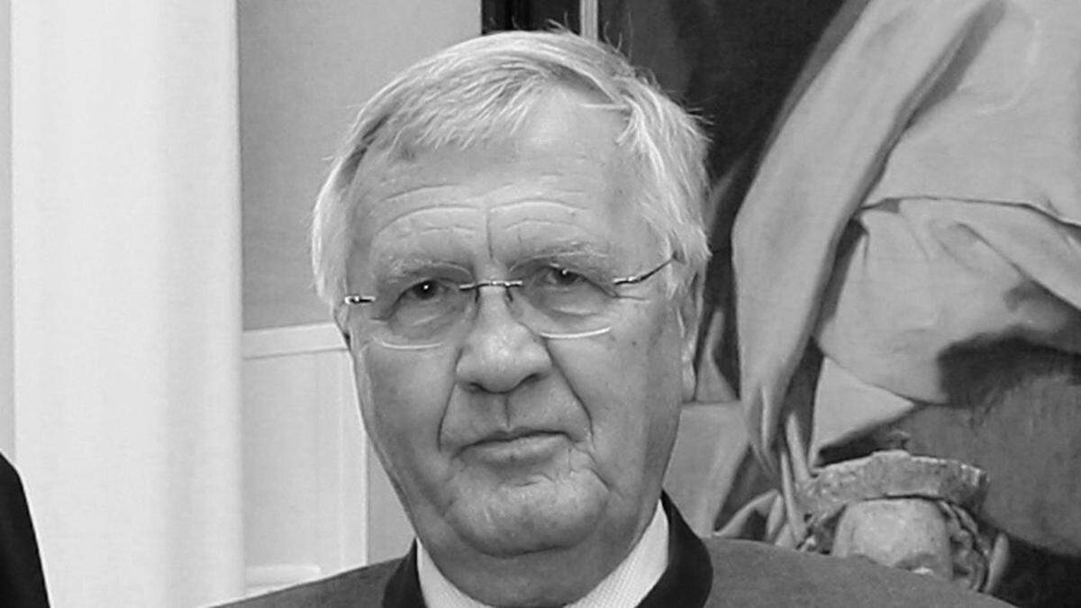 Harold Umfer, Bergdirektor der VA Erzberg und treibende Kraft bei der Restaurierung des Oswaldikirche in Eisenerz