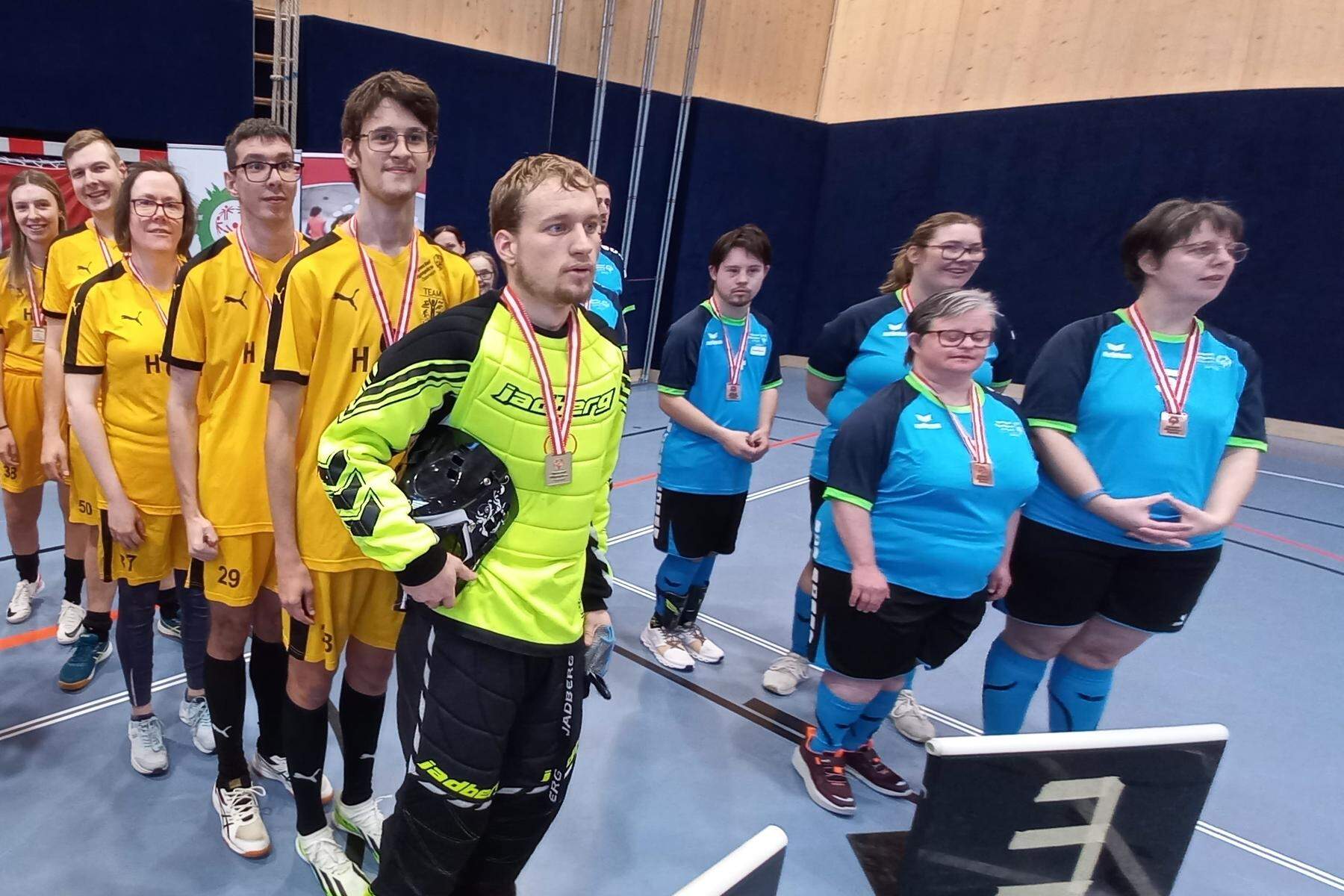Special Olympics Floorball: Spielgemeinschaft FVB Trofaiach/IC Graz holte Bronze bei Steirischen Meisterschaften