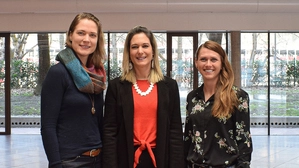 Das Projektteam der Montanuniversität Leoben: Ulrike Kirschnick, Nina Krempl und Christine Bandl (v. l.)