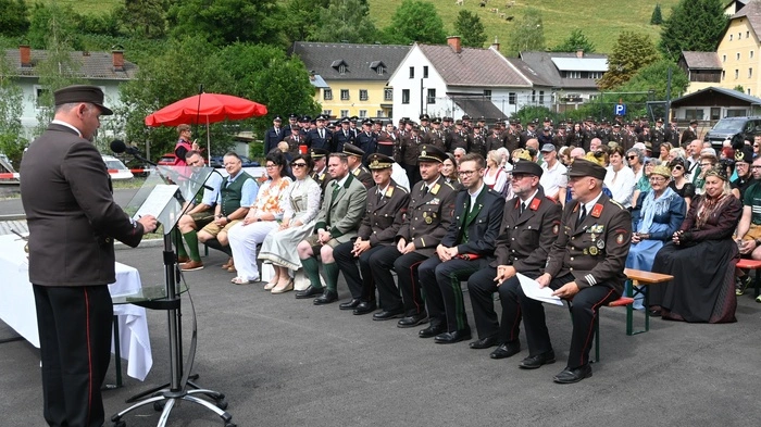 In Vordernberg wurde die offizielle Eröffnung des neuen Rüsthauses am Samstag groß gefeiert