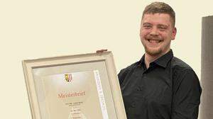 Lukas Moser, frisch gebackener Fleischermeister aus Eisenerz und Star of Styria