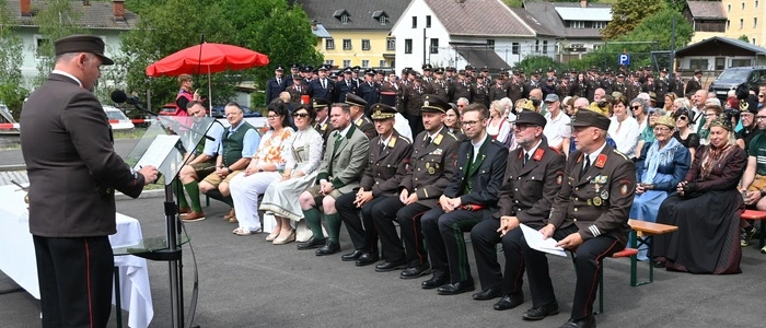 In Vordernberg wurde die offizielle Eröffnung des neuen Rüsthauses am Samstag groß gefeiert
