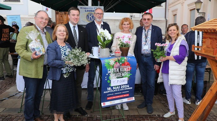 Nach zwölf Ausgaben des Kiwanis Gartenzaubers, der zunächst auf Schloss Friedhofen in St. Peter-Freienstein und später in der Au in Leoben stattfand, hat sich am Pfingstsamstag die Leobener Innenstadt rund um den Hauptplatz und das Leoben City Shopping den Themen „Garten, Kunst und Krempel“ – so der neue Name des Charity-Events – verschrieben. 