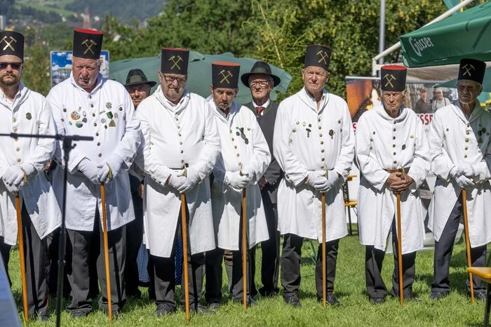 Die Knappschaft Vordernberg sorgte für den bergmännischen Rahmen.