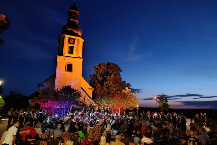 Geselliges Beisammensein stand für den MV Traboch in Löwenstein auch auf dem Programm