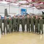 Die „Fluggruppe 64“ mit Kommandant Generalmajor Gerfried Promberger