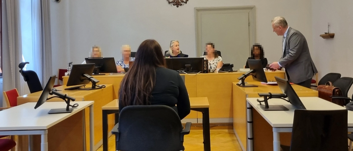 Die Betrügerin vor Gericht