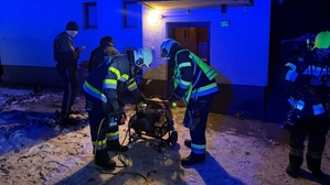 Die Feuerwehr Judendorf führte eine Entlüftung des Hauses durch
