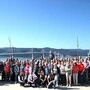 Die Reisegruppe aus dem Bezirk Deutschlandsberg und St. Stefan an der Pelješac-Brücke Halt – ein Erinnerungsfoto vor spektakulärer Kulisse