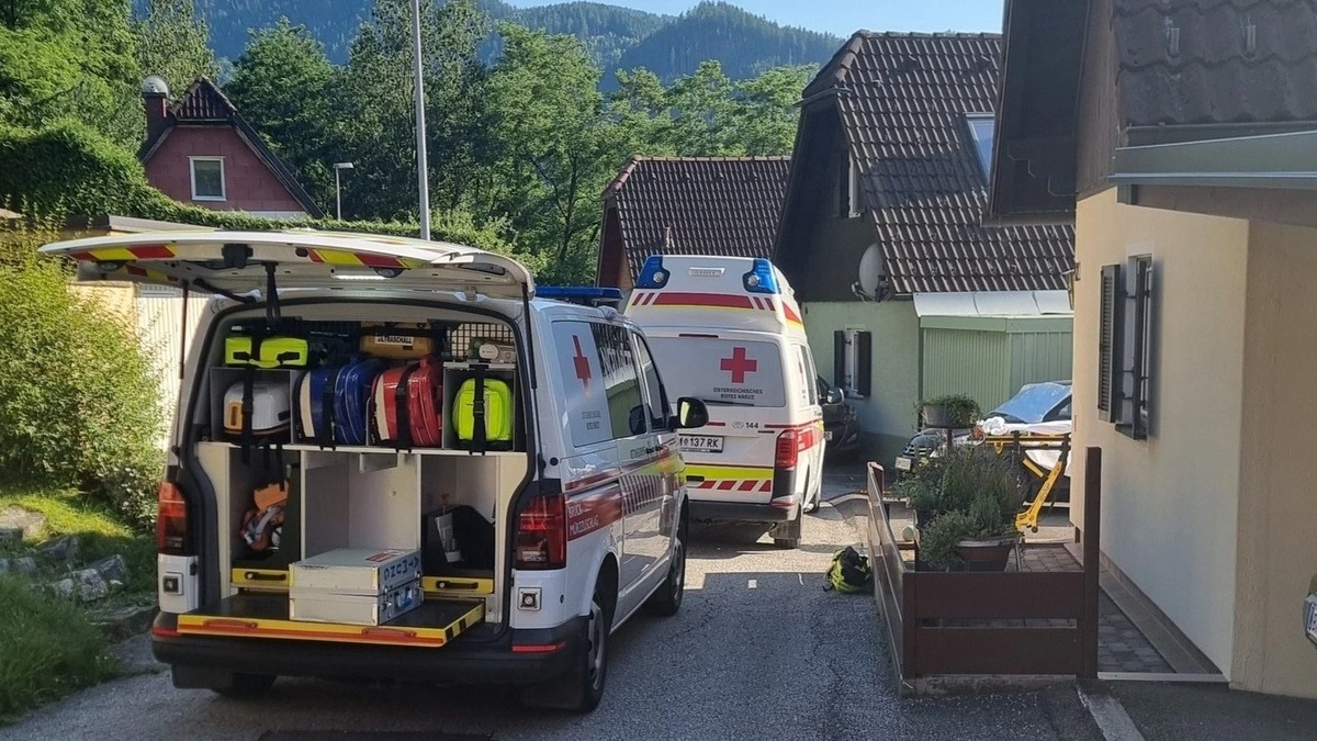 Das Rote Kreuz und auch der Notarzt waren im Einsatz