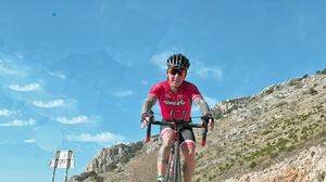 Andreas „Rambo“ Ropin trainierte kürzlich in Kroatien, auch auf dem Rennrad