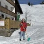 Aktuell hat Krimhilde Ploderer viel zu schaufeln, doch ob der warmen Temperaturen ist der Schnee schon bald wieder von gestern