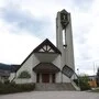 Die St. Barbara-Kirche im Ortsteil Mitterdorf