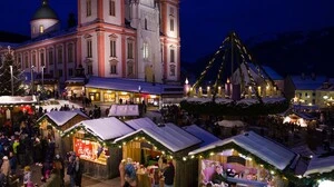 Mächtig thront die Basilika über dem „Mariazeller Advent“