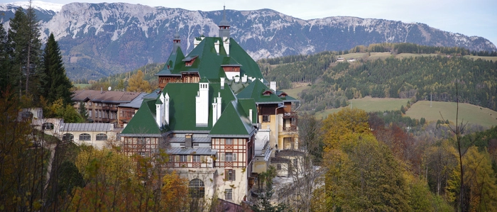 Ein Blick auf das Südbahnhotel am Semmering