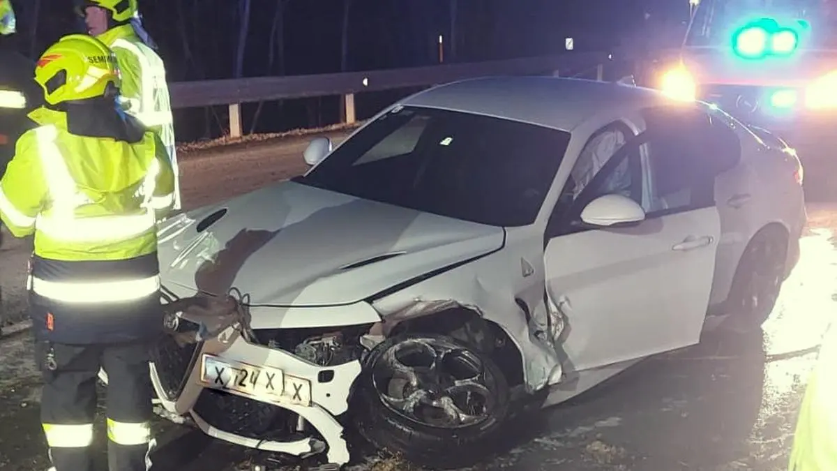 Das Auto war stark beschädigt