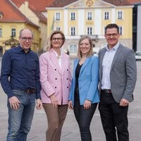 Der Blick ist vorwärts gerichtet: Christian Mayer, Susanne Kaltenegger, Stefanie Gleixner, Raphael Pensl