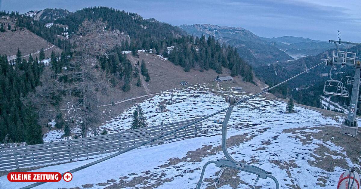 Beliebtes Skigebiet verliert trotz zu wenig Schnee nicht die Hoffnung