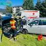 Nach der Erstversorgung wurden die Verletzten ins LKH Hochsteiermark, Standort Leoben, eingeliefert