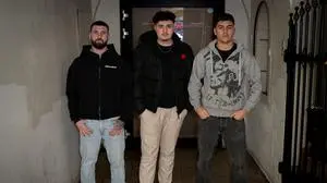 Nico Schönberger, Tristan Auracher und Elias Haas (v. l.)