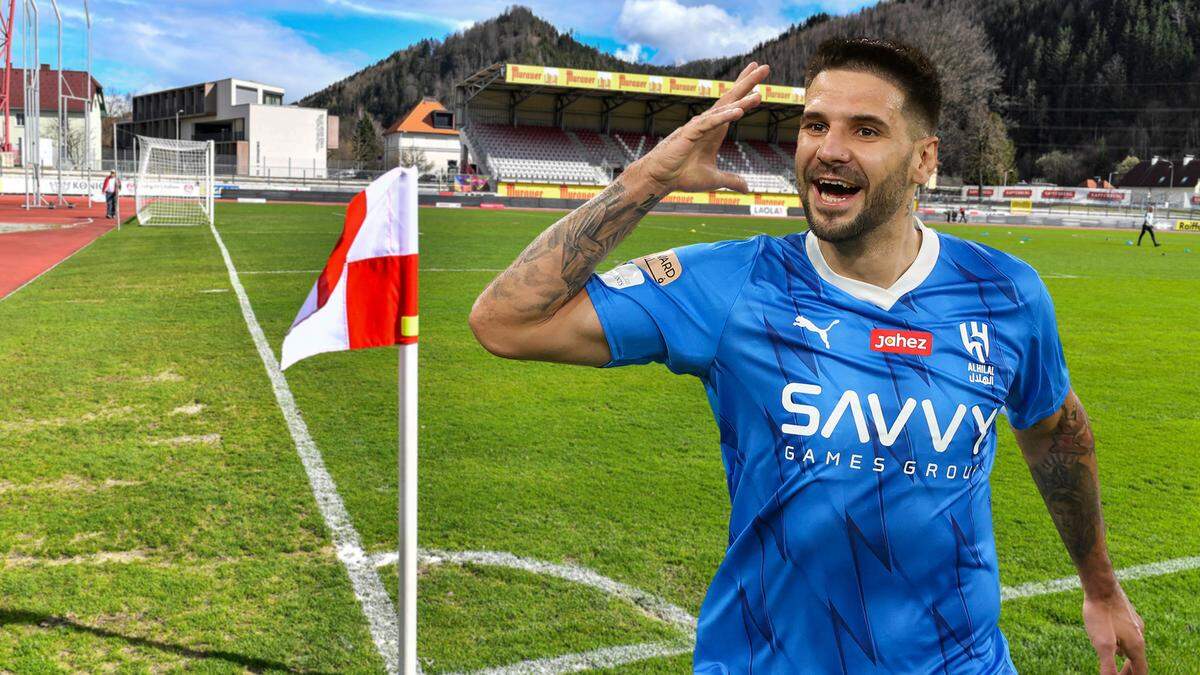 Stürmer Aleksandar Mitrović gastiert am Montag mit Al-Hilal in Kapfenberg