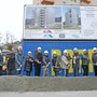 Am Montag ging der Spatenstich für die zwei neuen Wohnbauprojekte über die Bühne