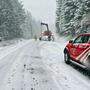 Die Schneefahrbahn sorgte für zwei Unfälle am Alpl