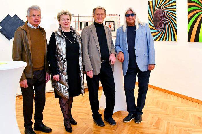 Von links: Reinhard Eberl, Christine Holzer, Bernd Hasler, Frank Peter Hofbauer
