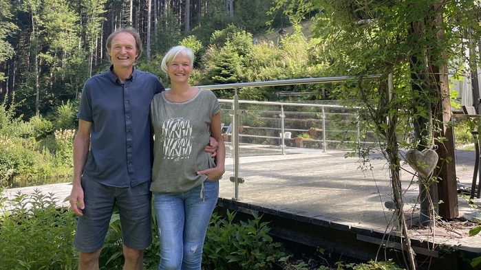 Seit 2016 betreiben Elke und Martin Traxler eine Saiblingzucht