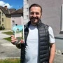 Franz Preitler mit seinem neuen Buch „Mordlust am Schlossberg“