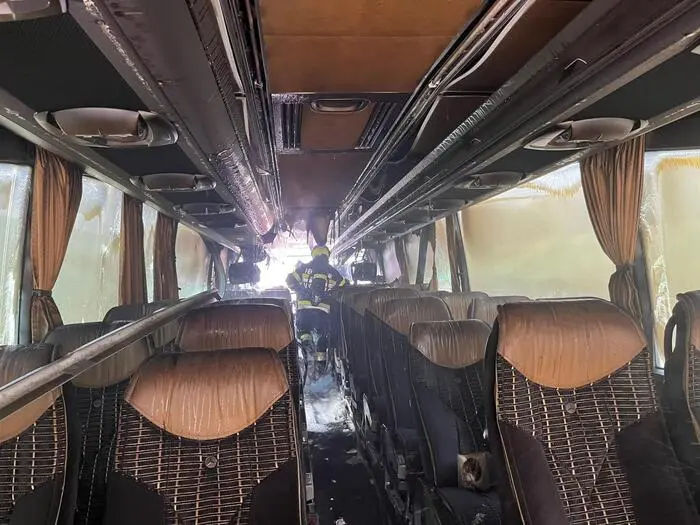 Alle Insassen konnten den Bus rechtzeitig verlassen